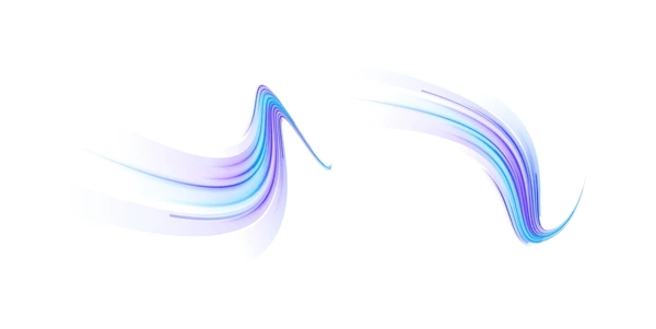 Smooth undulating wave with colour-coded data points representing the variation in emotional states tracked across a day